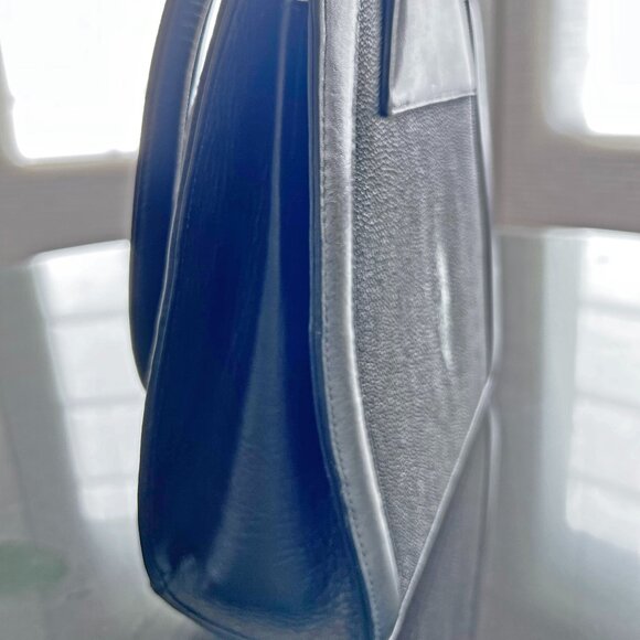 Kismet Genuine Stingray Leather Satchel Shoulder Handbag Black Thailand NEW - Picture 3 of 10